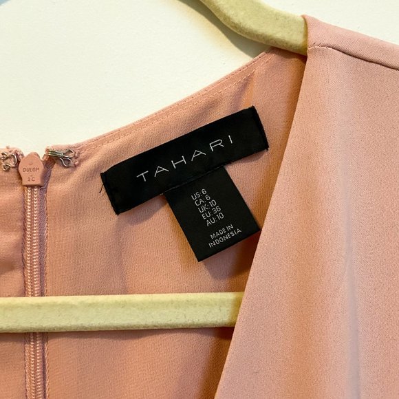 Tahari Maxi Silouette Pink Jumpsuit - Picture 3 of 4